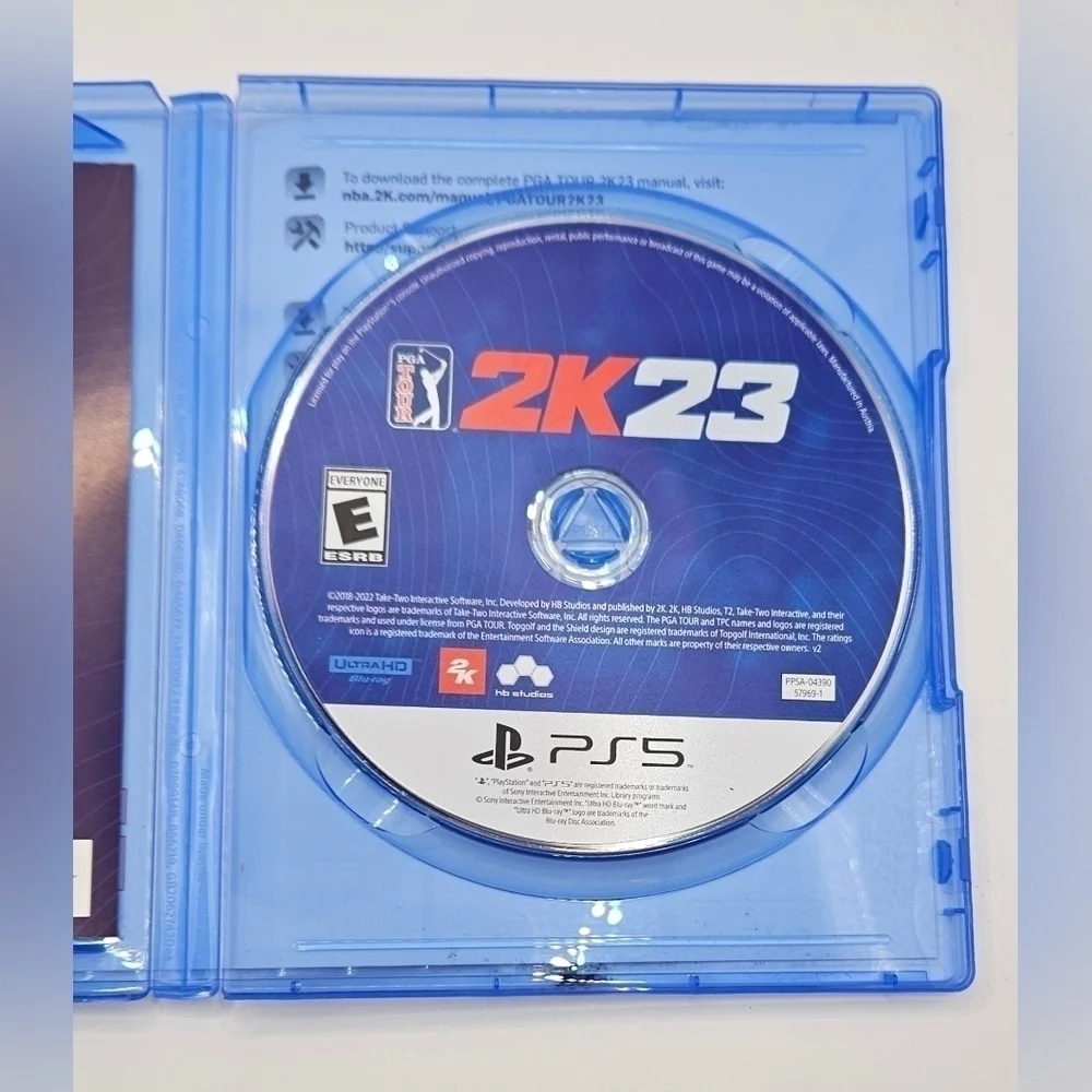PGA Tour 2K23 PS5 Golf Game Tested Complete With Case - Picture 7 of 9